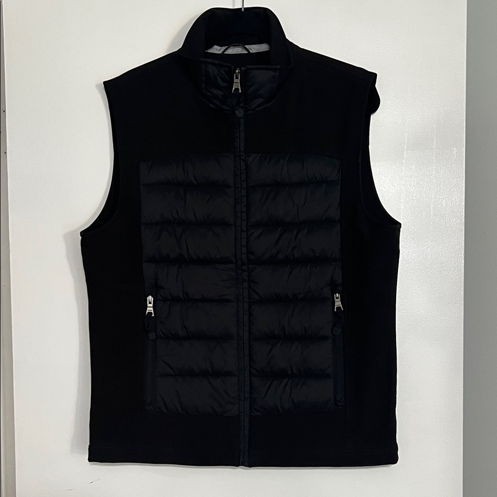 Guess Men's Black Puffer Vest